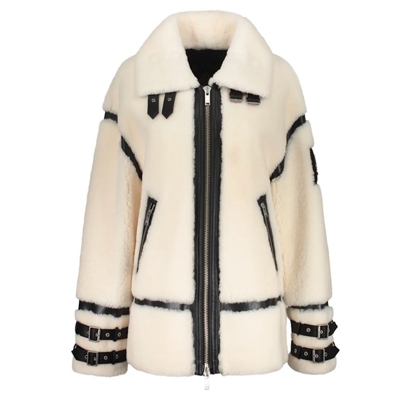 Moose Knuckles Golden Prairie Sheepskin Jacket - Picture 5 of 12